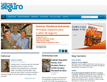 Tablet Screenshot of cadernosdeseguro.funenseg.org.br